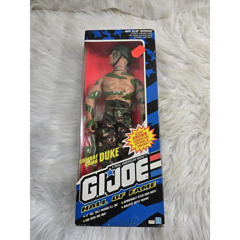 GI JOE 12 inch DUKE 1993 Combat camo gear hall of fame new complete moc